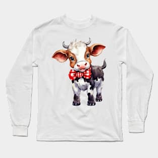 Christmas Cow Long Sleeve T-Shirt